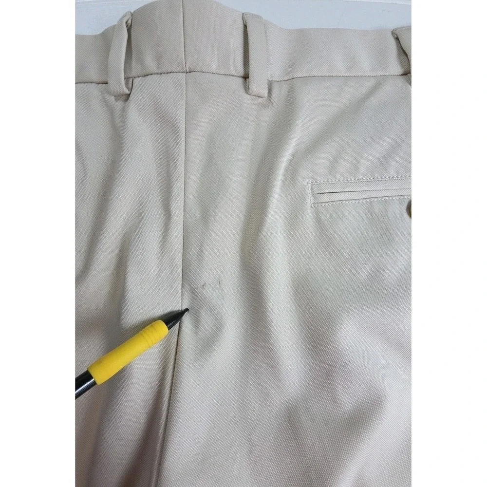 Brooks Brothers Country Club Pro Sport Golf Pants Tan Polyester Mens 38x32 NWT